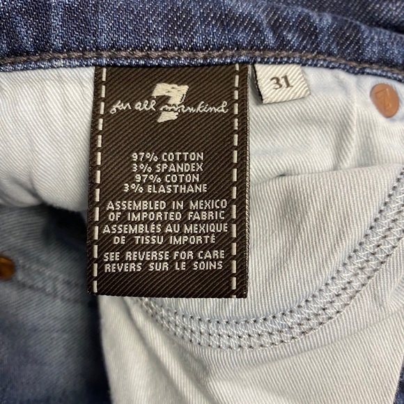 7FAM Slouchy Straight Leg “A” back pocket Mens 31 - Picture 6 of 6